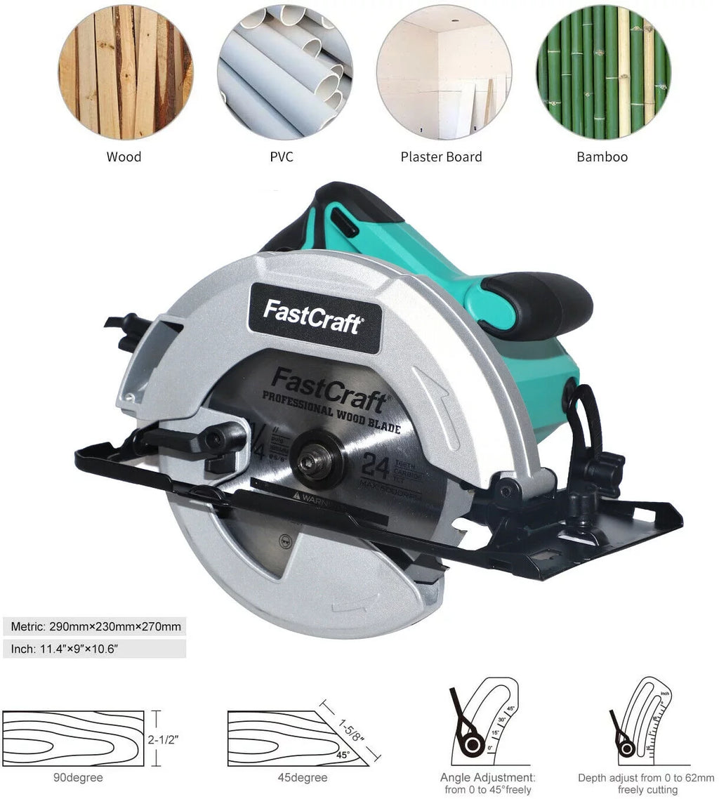 21A Circular Saw with 3pc 7-1/4" Blades A961127