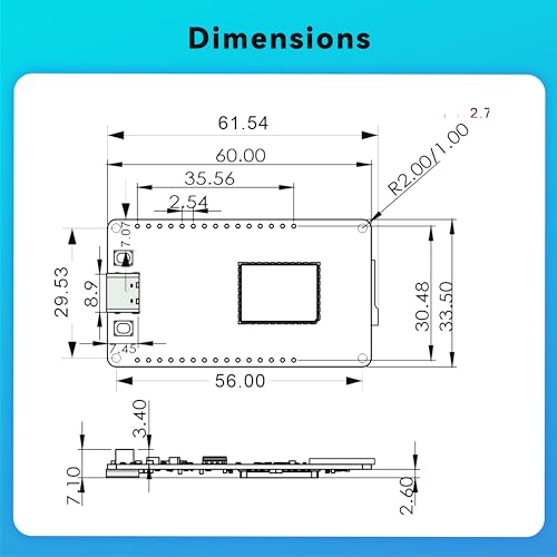 ESP32-S3 Wi-Fi HaLow Camera Development Board F6778