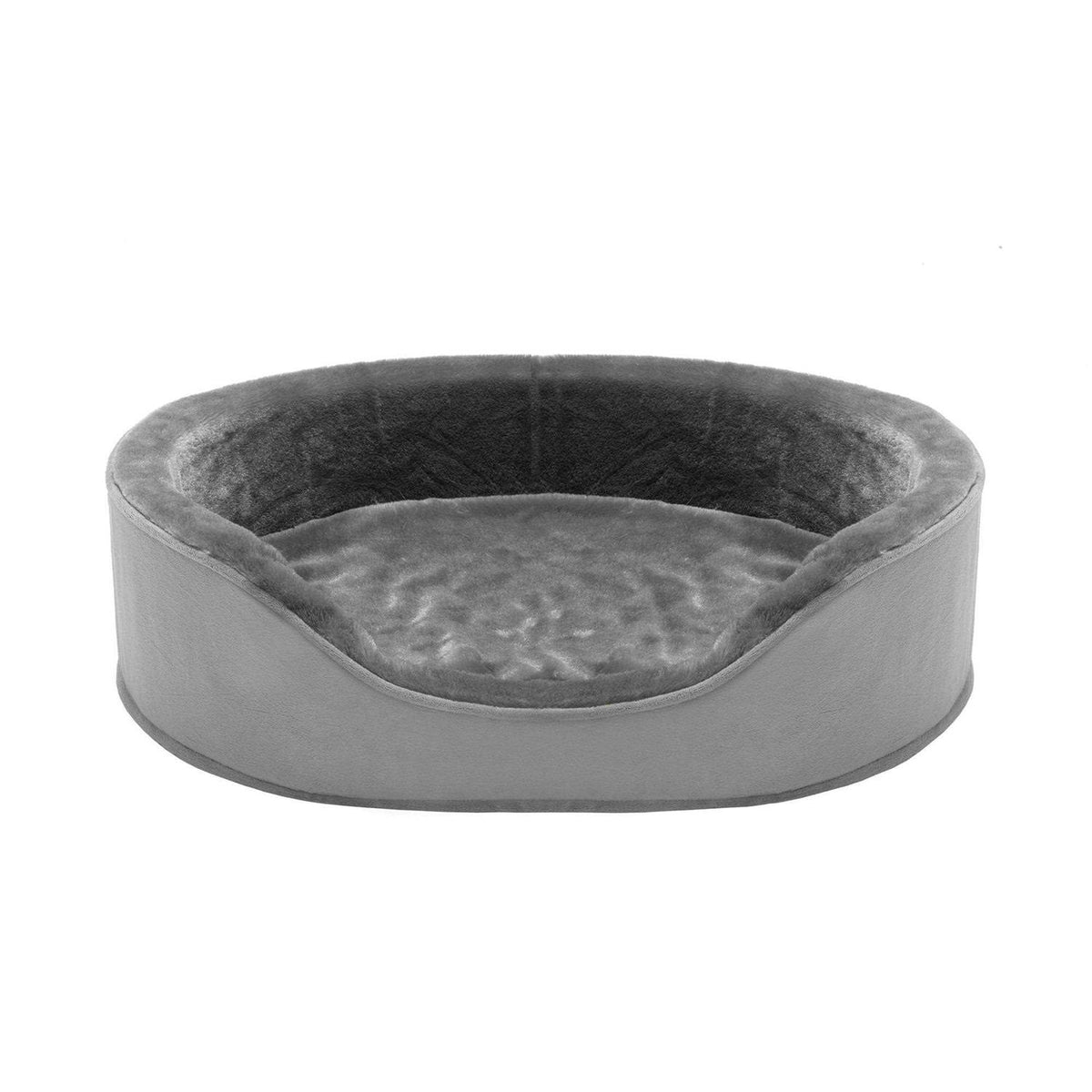 Plush Velvet Oval Dog Bed A574