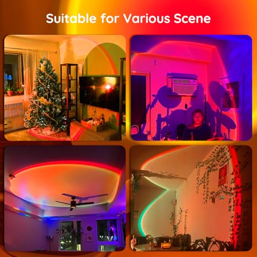360 Degree Rotation Multiple Colors Changing LED Lamp H120