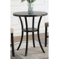 Round 36" Espresso Finish Bar Table C357