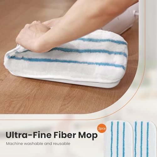 Lightweight Steam Mop with 2 Washable Pads J307600