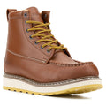 Leather Slip Resistant Soft Toe Work Boots Size 8.5 M877289