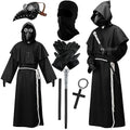 8 Pcs Plague Doctor Mask Costumes Set K642