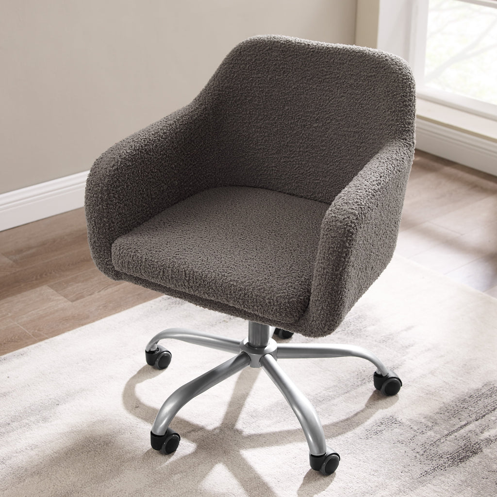 Gray Sherpa Task Chair with Adjustable Height & Swivel M358728
