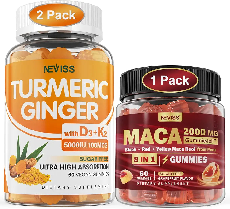 Turmeric Ginger Gummies + Maca Gummies J45824