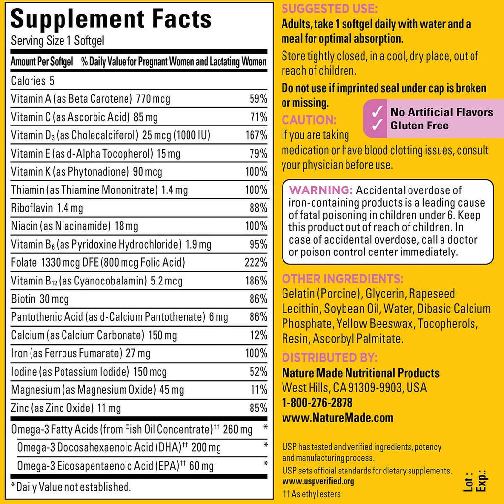 Prenatal Multi + DHA 150 Softgels C10689