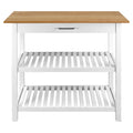 Kitchen Island with Solid American Cherry Top Y788