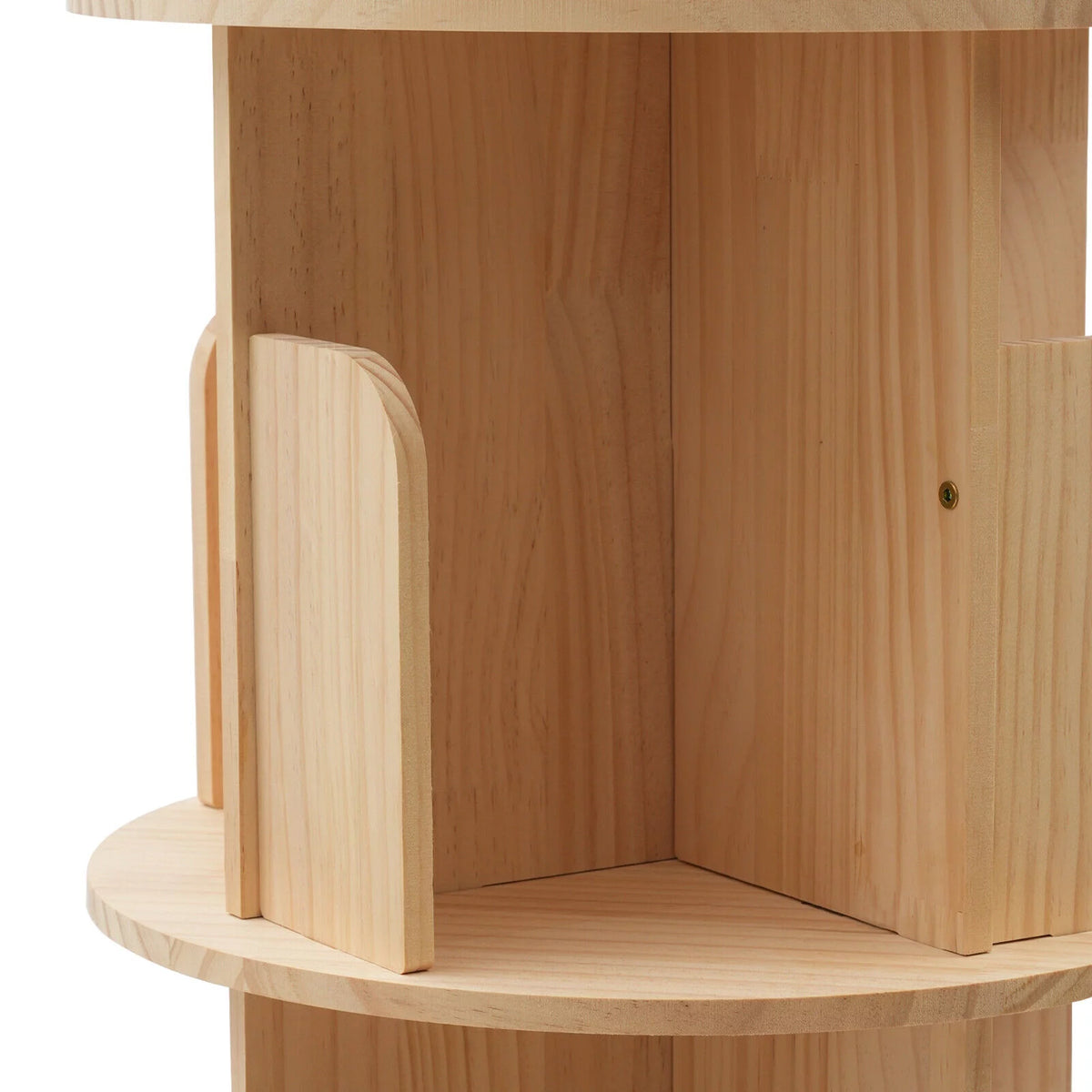 4-Tiers Rotating Bookshelf N57563