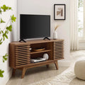 Mid-Century Modern Corner TV Stand Z9772