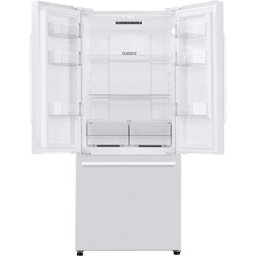 16 cu. ft. White 3-Door French Door Refrigerator B65101