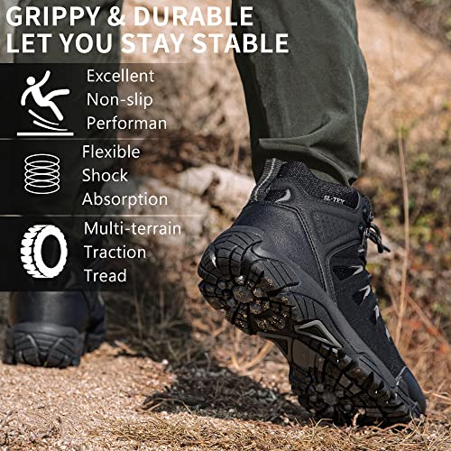 Men's Waterproof Non-Slip Lightweight Ankle Hiking Boots U47259