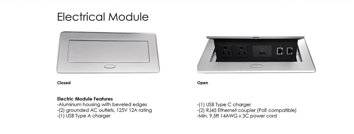 Conference Table with Power and Data C7747