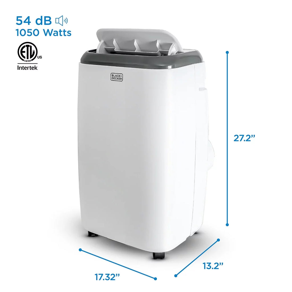 8,000 BTU Portable Air Conditioner with Remote Control, White N456956