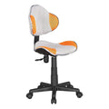 Orange Low Back Metal Executive Chair F81626