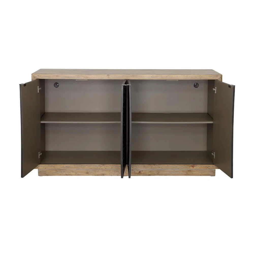 4-Door Wood Credenza V3871