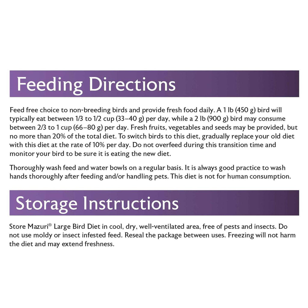 Large Bird Food P5615